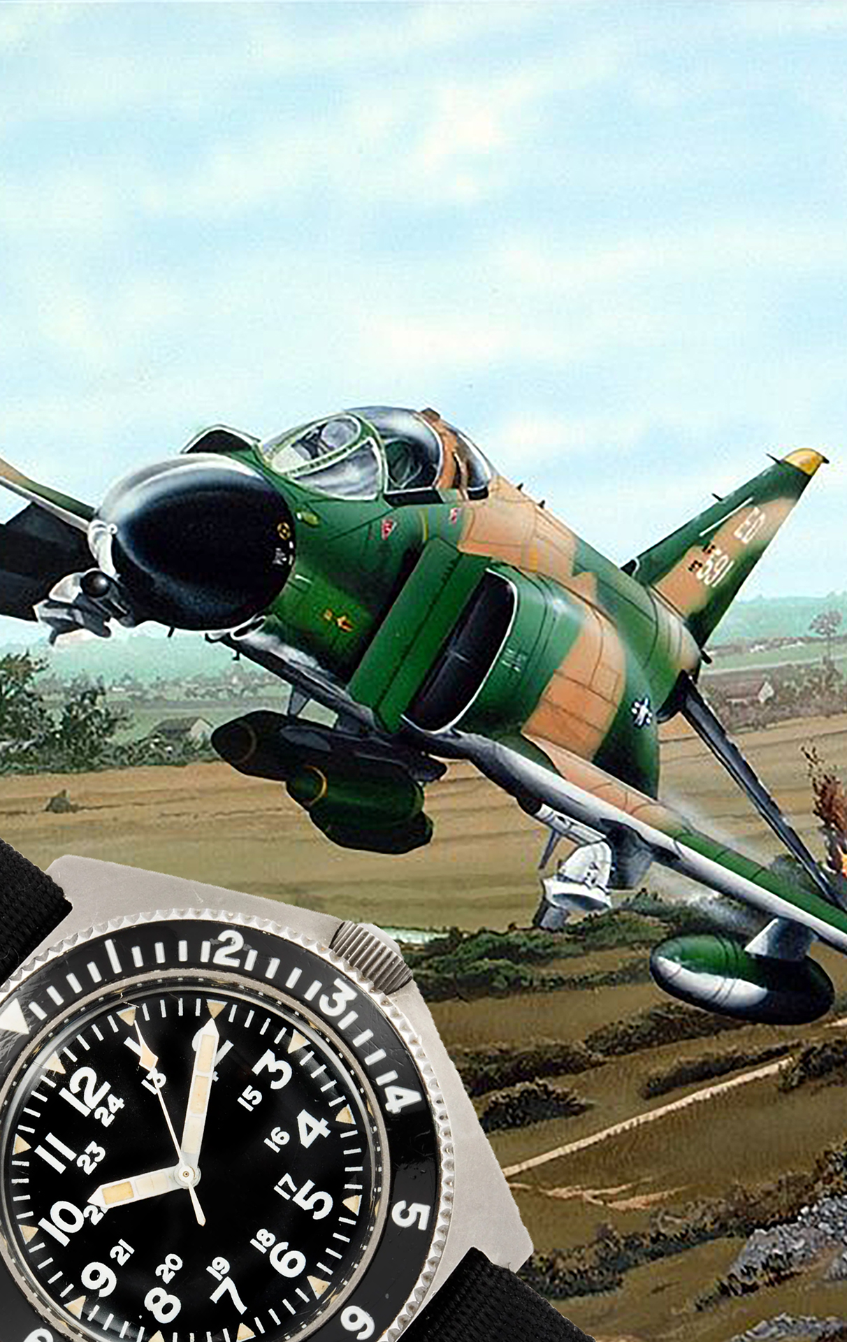Pilot watches during the Vietnam war